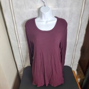 Torrid Women’s Super Soft Knits Solid Long Sleeved Tshirt Size 2